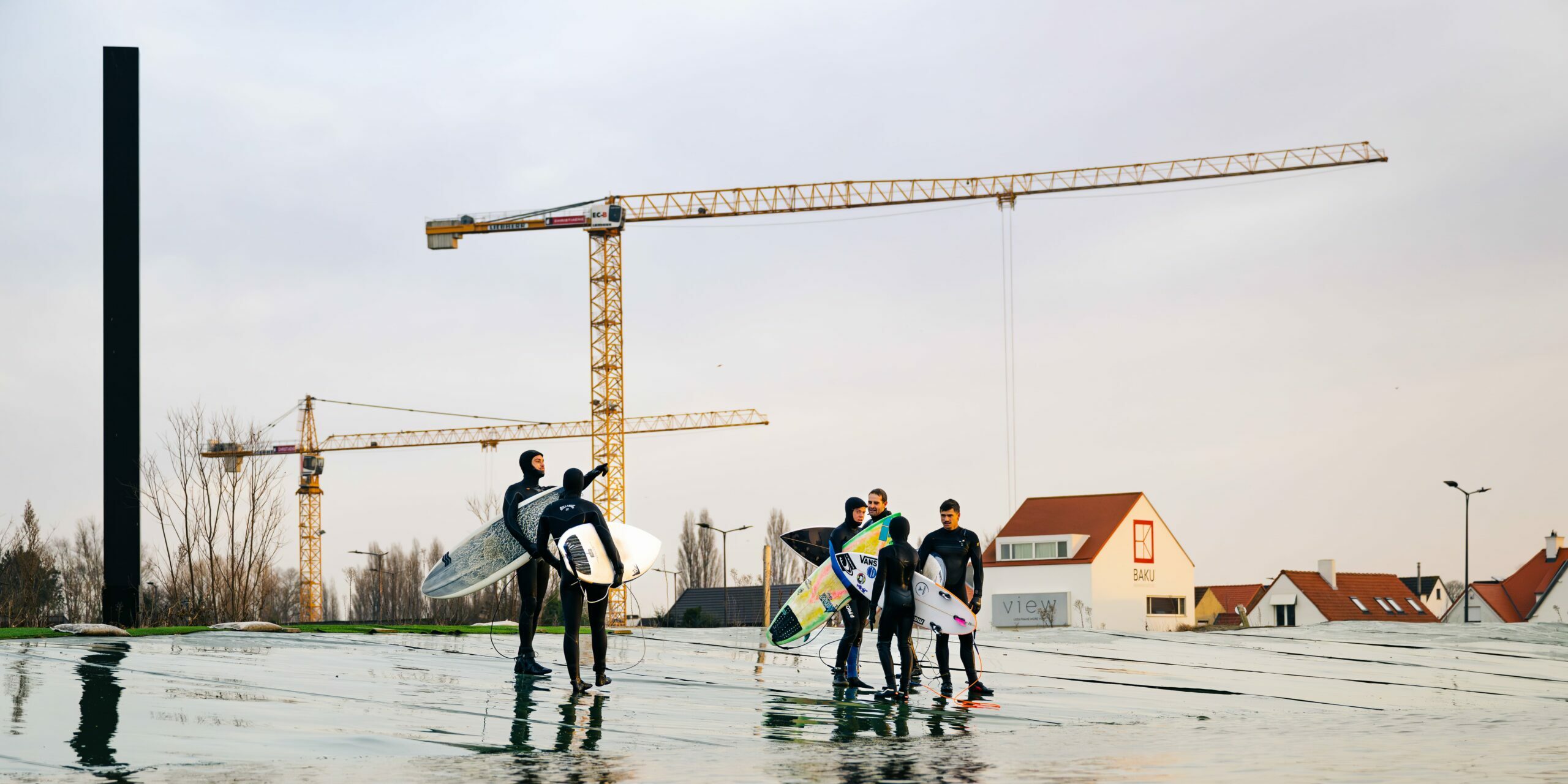 AllWaves wavepool test site Knokke-Heist